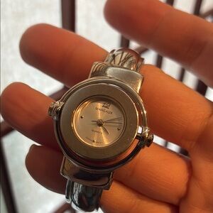Margaux Silver Quartz bracelet watch